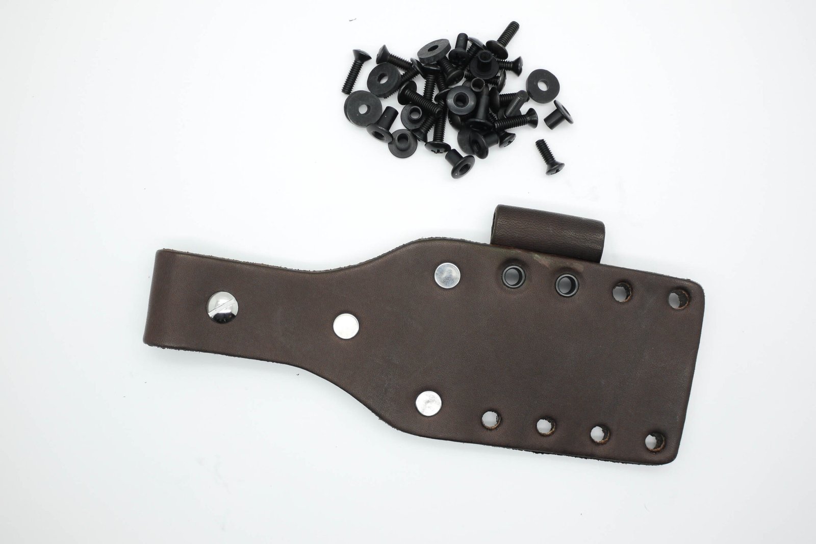 #2 Leather Backer WITH Loop, BROWN | Fits AK 3 / 3.5 / 4.5 Sheaths