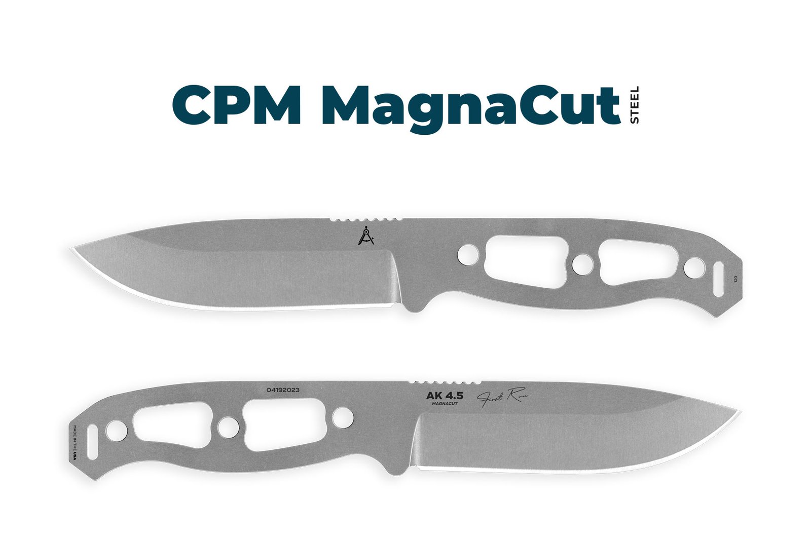 Architect® AK 4.5 Blade Only - Uncoated MagnaCut Steel - High Saber Grind