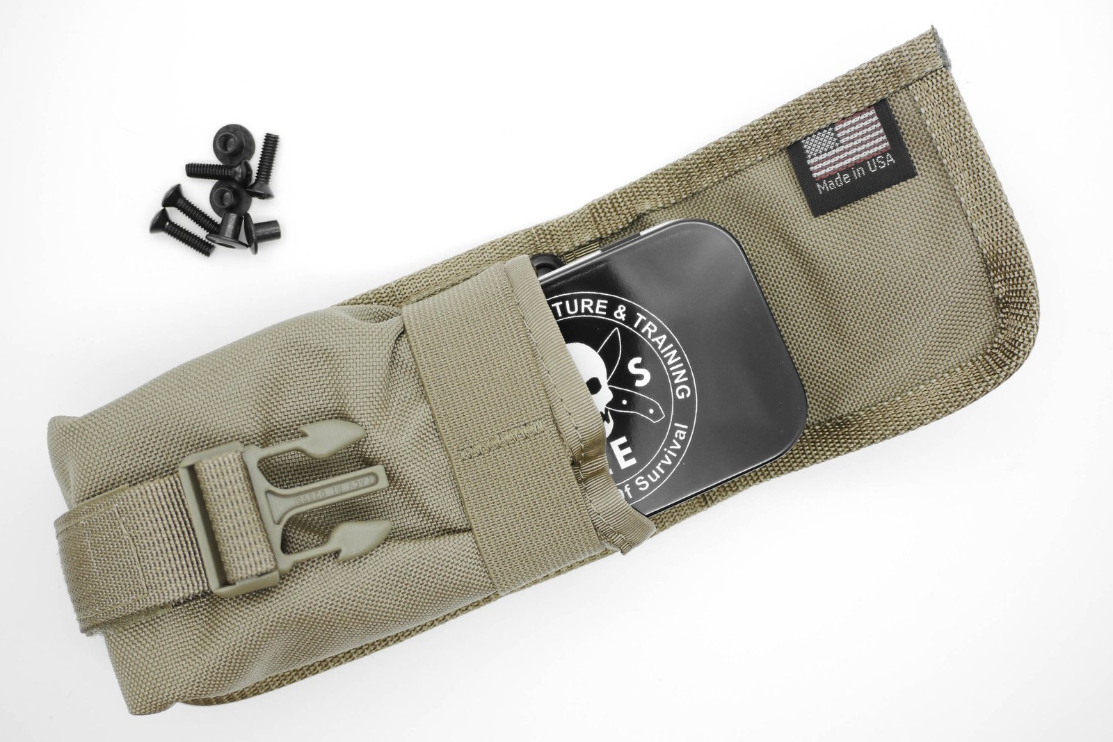 ESEE-52-POUCH-K-L LONG Accessory Pouch - Khaki