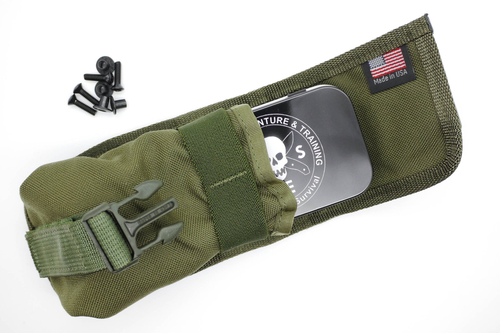 ESEE-52-POUCH-OD-L LONG Accessory Pouch - OD Green