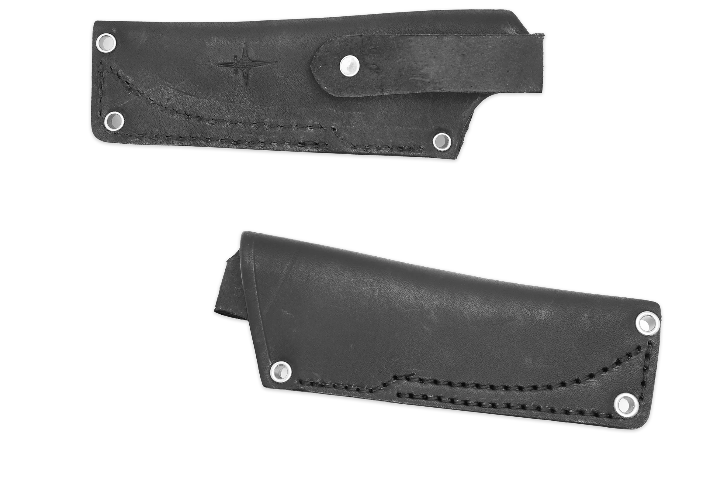 "EX" Leather HIP Sheath for AK 3 & AK 3.5, Black, RH, WITHOUT Firesteel Loop